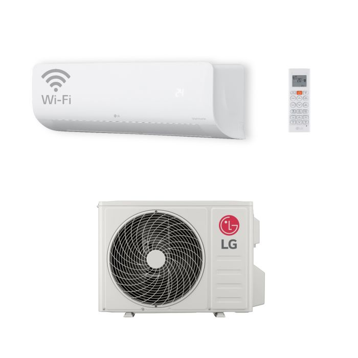 AIRE ACOND. SPLIT ECOLG12Z.SET WIFI 3000 FRIG. LG